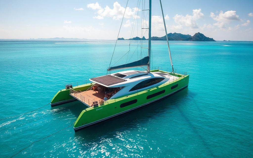 NEO Bangka green catamaran